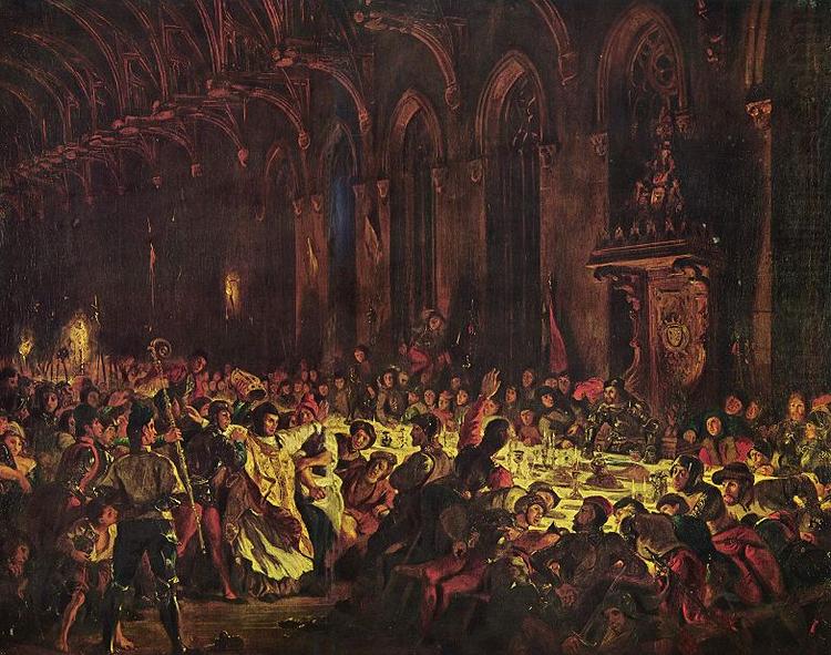 Eugene Delacroix Ermordung des Bischofs von Luttich china oil painting image
